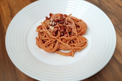 Spaghetti mit Quark (Klebespaghetti) (Bild)