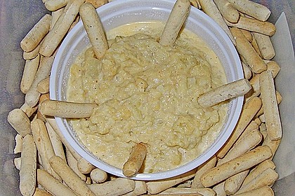 Crostini mit Auberginencreme (Bild)
