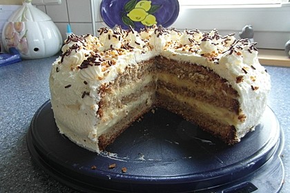 Nuss - Pudding Torte (Bild)