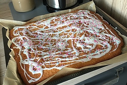 Zitronenkuchen vom Blech (Bild)