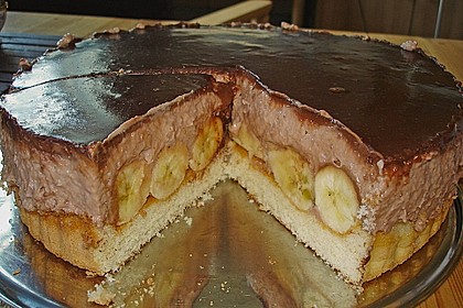 Bananen - Sahne - Schoko - Torte (Bild)