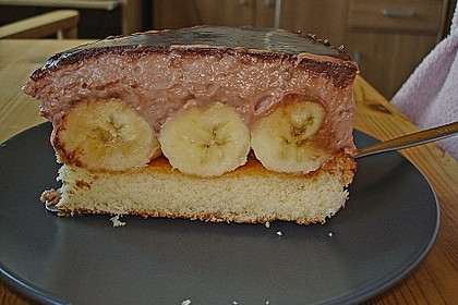 Bananen - Sahne - Schoko - Torte (Bild)
