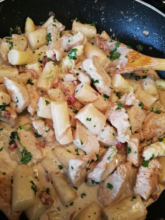 Spargel-Puten Geschnetzeltes von bläcky | Chefkoch