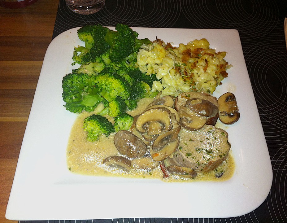 Lende im Speckmantel mit Champignons von monika_m | Chefkoch Lende im Speckmantel mit Champignons von monika_m | Chefkoch