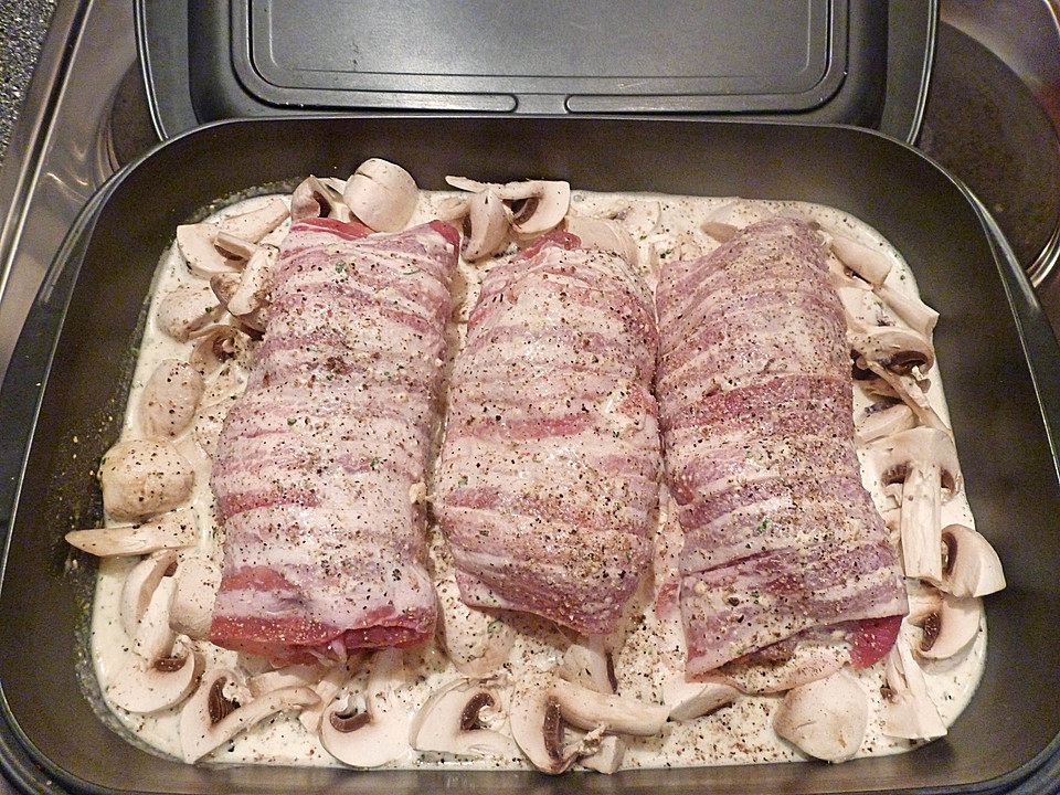 Lende im Speckmantel mit Champignons von monika_m | Chefkoch