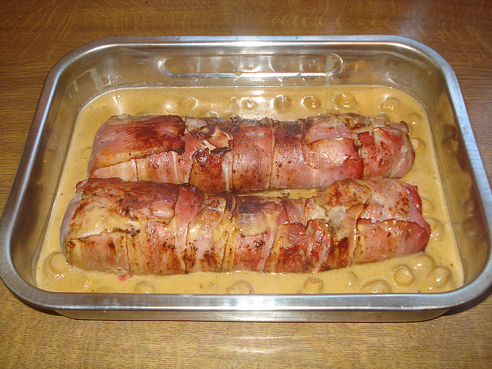 Lende im Speckmantel mit Champignons von monika_m | Chefkoch Lende im Speckmantel mit Champignons von monika_m | Chefkoch