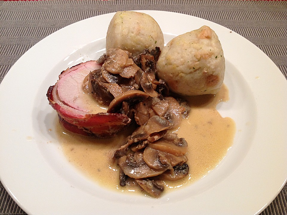 Lende im Speckmantel mit Champignons von monika_m | Chefkoch Lende im Speckmantel mit Champignons von monika_m | Chefkoch