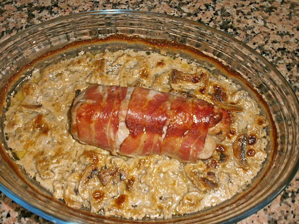 Lende im Speckmantel mit Champignons von monika_m | Chefkoch Lende im Speckmantel mit Champignons von monika_m | Chefkoch