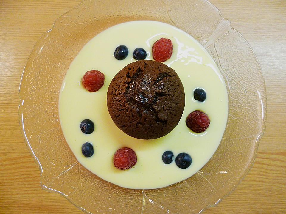 Schokoladenkuchen mit flüssigem Kern à la Italia von kofuma | Chefkoch
