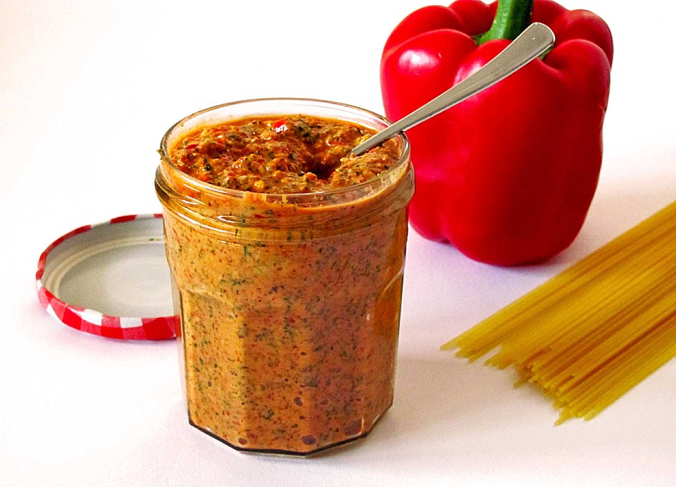 Paprika Pesto Selbst Machen