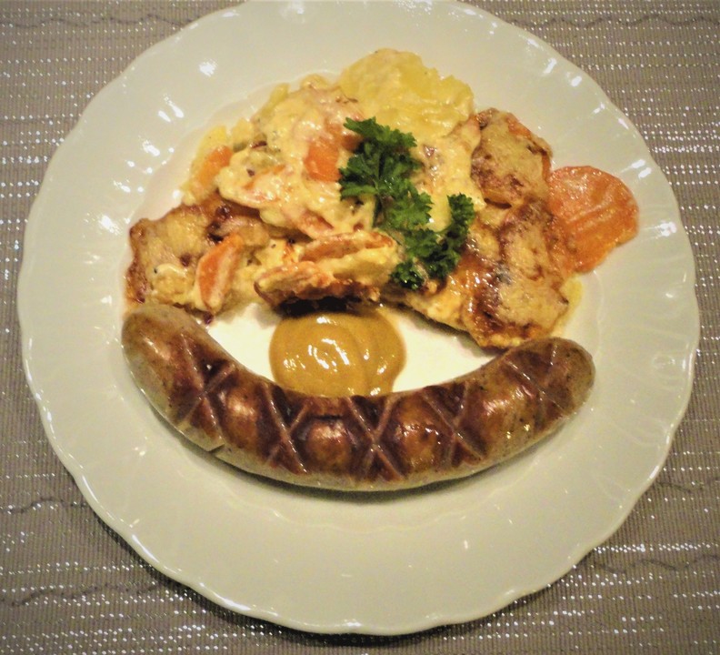 Kartoffel - Möhren - Gratin von frasula | Chefkoch