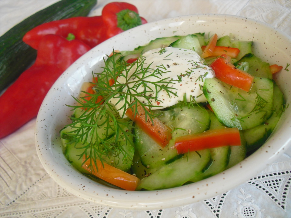 Ungarischer Gurkensalat von manujetter | Chefkoch