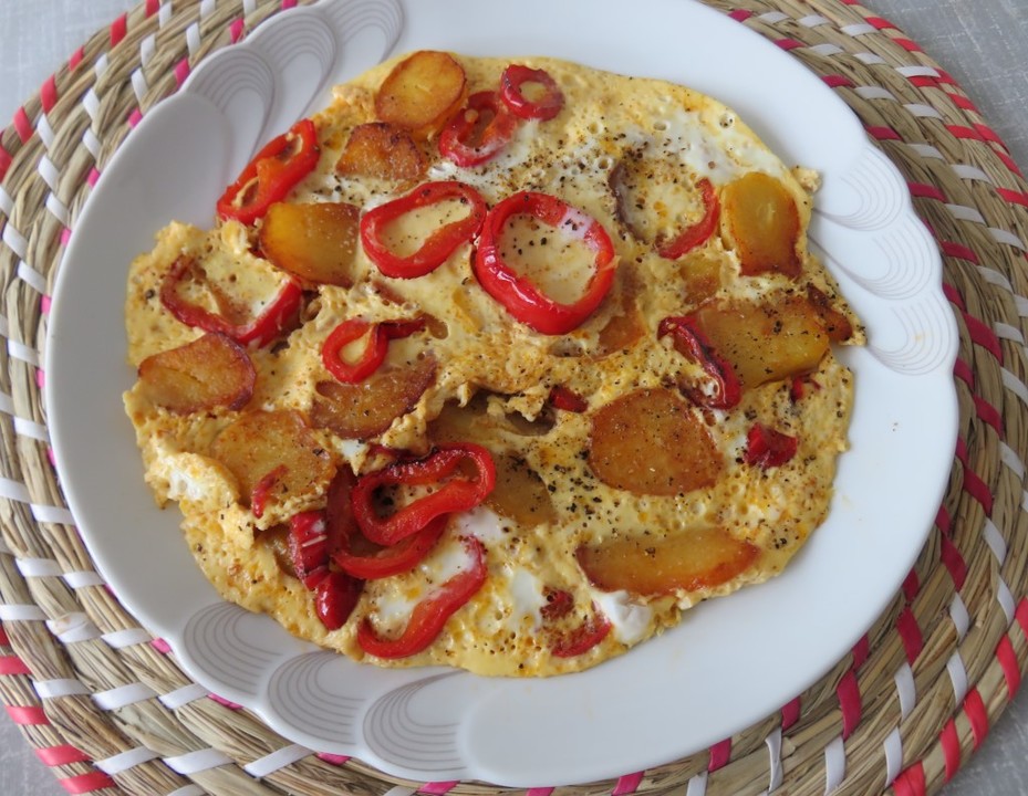 Kartoffel - Omelett mit Paprika von sramaravilla | Chefkoch