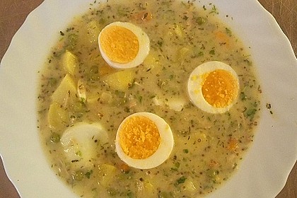 Kartoffel-Eier-Suppe (Bild)