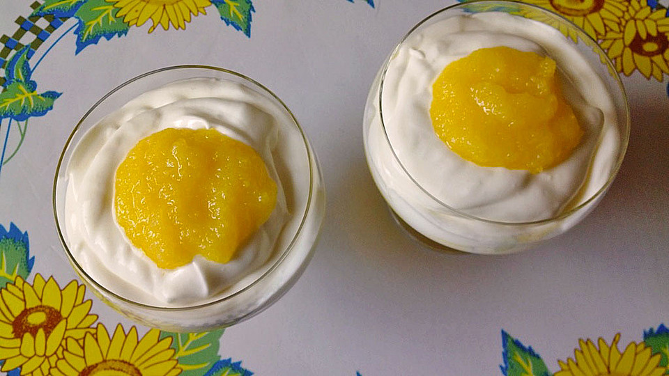 Joghurt - Mousse mit Mango von curly_sue | Chefkoch