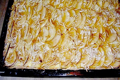 Apfel - Käsekuchen vom Blech (Bild)