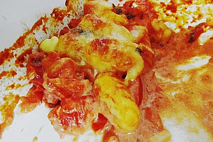 Gnocchi - Auflauf mit Tomate und Mozzarella (Bild)