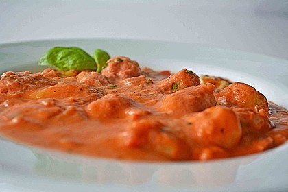 Gnocchi - Auflauf mit Tomate und Mozzarella (Bild)