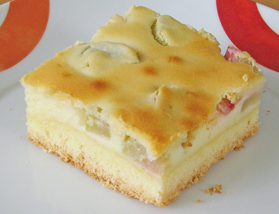 Quark - Rhabarber - Kuchen von stossing | Chefkoch