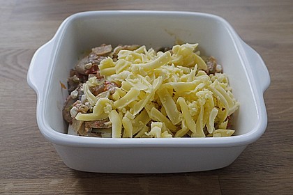 Leichte Lasagne mit Hüttenkäse (Bild)