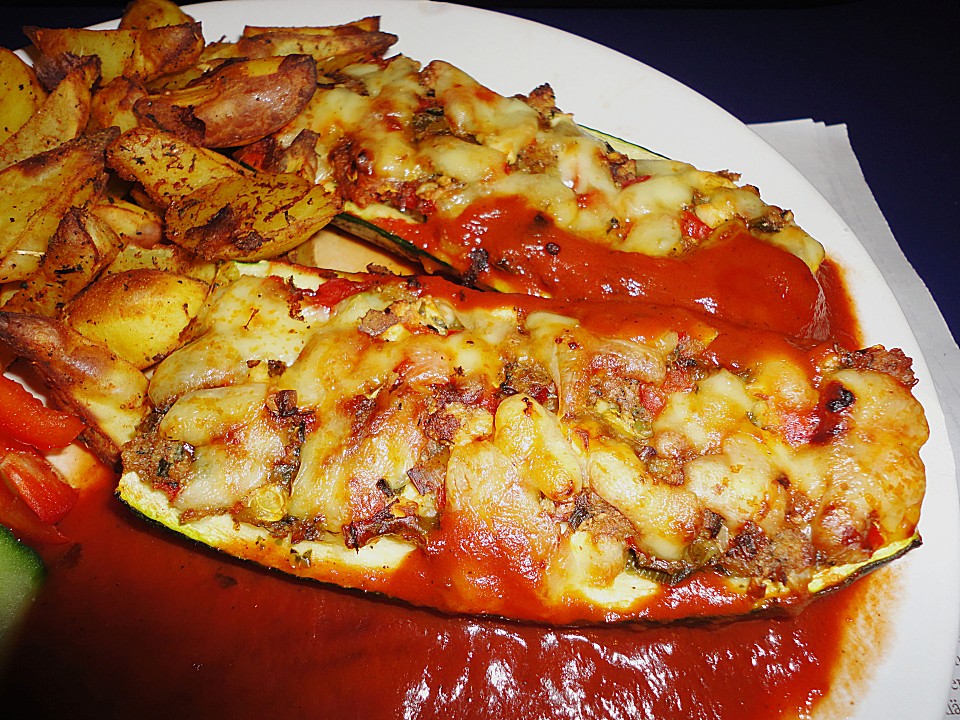 Überbackene Zucchini mit Schafskäse von skadel | Chefkoch