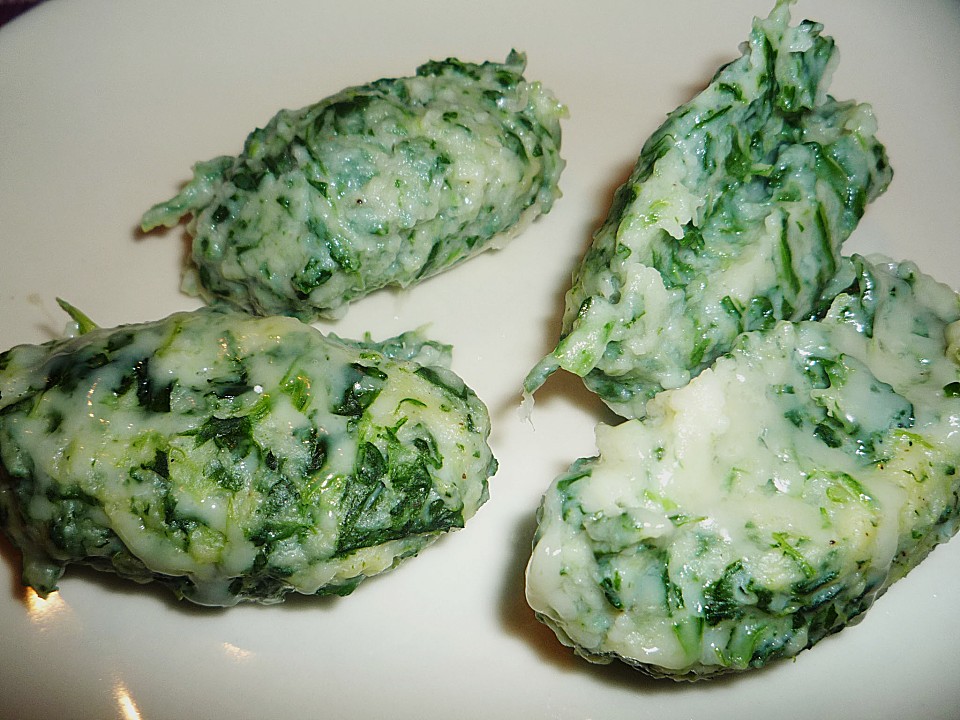 Spinat - Käse - Nocken von doppelmoppel | Chefkoch.de
