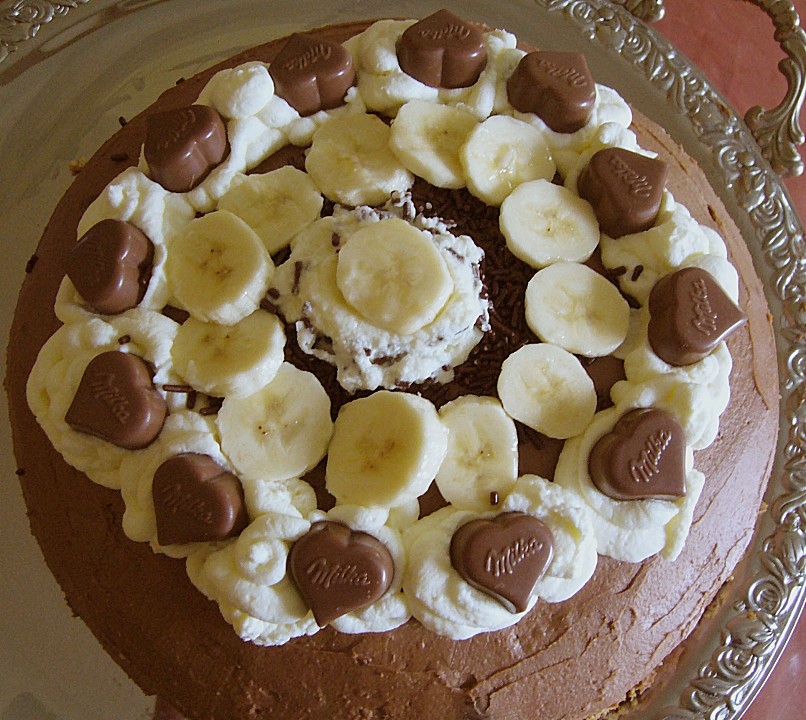 Milka - Torte mit Bananen von mgeerdts1 | Chefkoch