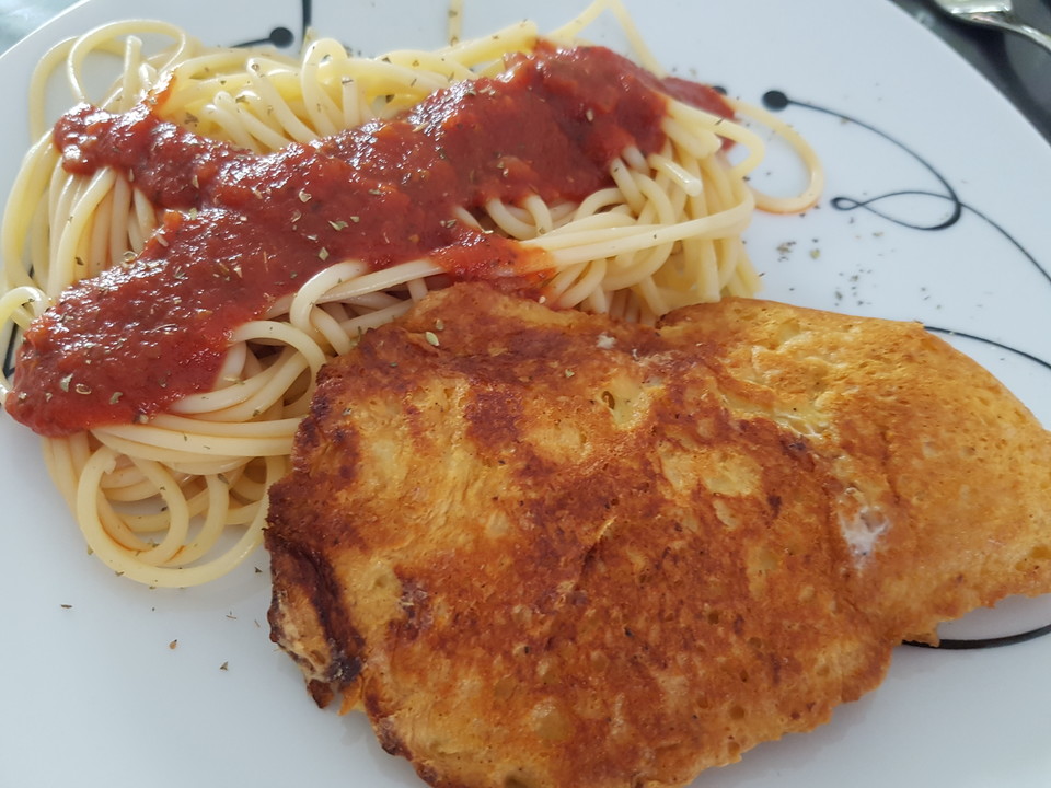 Piccata Milanese - Piccata Milanese mit Pasta Pomodoro / 1 cup panko (japanese bread crumbs) 1/2 cup finely grated parmesan.