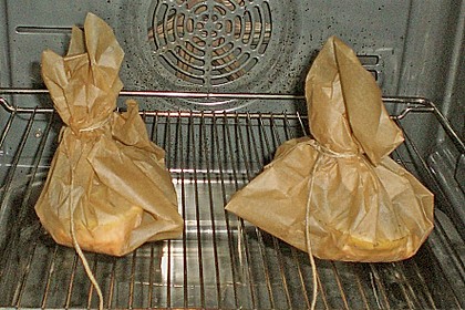 Lachsfilet im Päckchen aus dem Ofen (Bild)