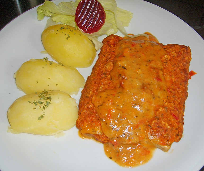 Fisch mit Paprika - Zwiebel - Sauce von sonnenveilchen52 | Chefkoch Fisch mit Paprika - Zwiebel - Sauce von sonnenveilchen52 | Chefkoch