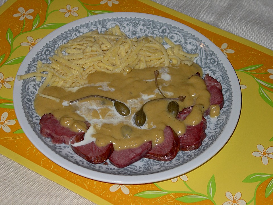 Rinderzunge mit Kapernsauce von heimwerkerkönig | Chefkoch