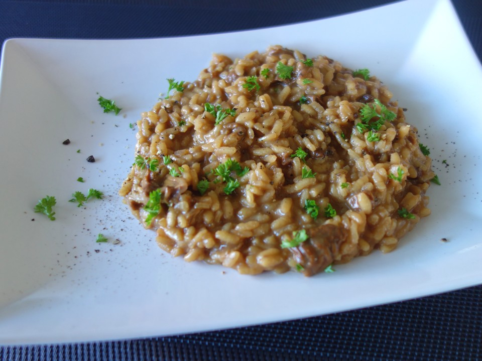 steinpilz risotto mit frischen steinpilzen steinpilz risotto mit frischen steinpilzen