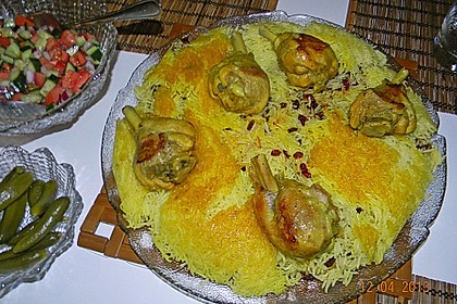 Berberitzen - Huhn mit Reis (Bild)