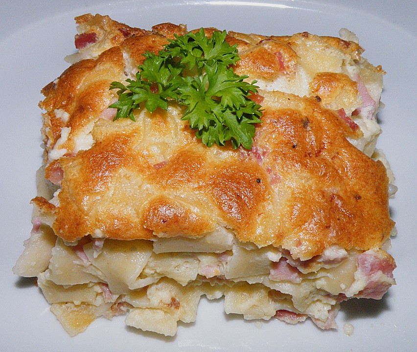 Schinkenfleckerln, überbackene II von Nora | Chefkoch