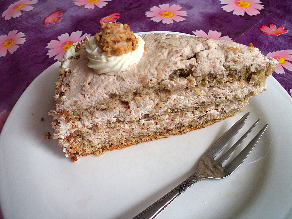 Haselnuss - Sahne - Torte von Spaghettininchen | Chefkoch