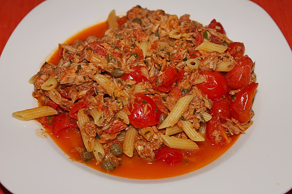 Tomaten - Thunfisch - Nudeln von irina921 | Chefkoch