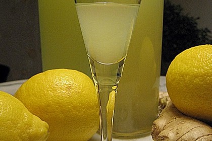Zitronen - Ingwer - Likör (Bild)