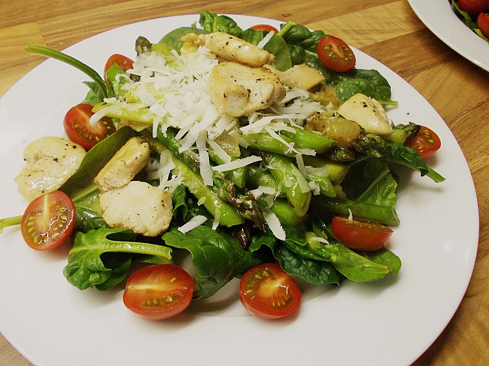 Spargel-Spinat-Salat von tini1707 | Chefkoch