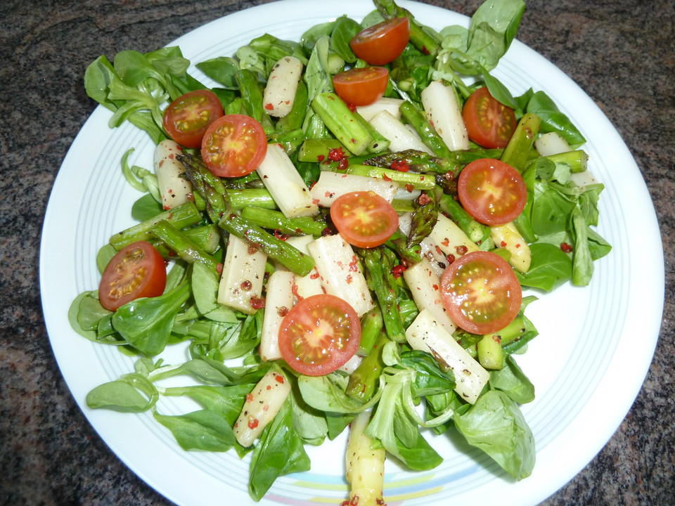 Spargel-Spinat-Salat von tini1707 | Chefkoch