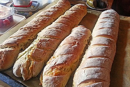 Parmesan - Oregano - Baguettes (Bild)