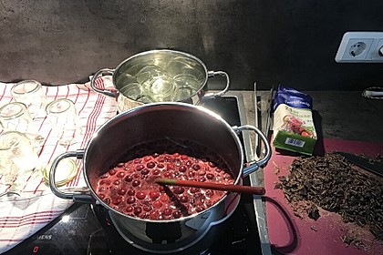 Sauerkirsch - Schoko - Marmelade - mit Chili (Bild)
