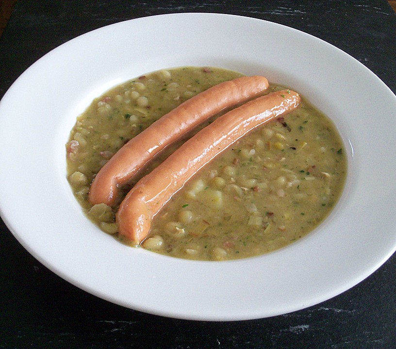 Grüne Erbsensuppe mit Speck von heimwerkerkönig | Chefkoch