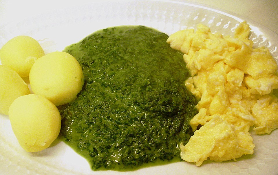 Kartoffeln, Spinat, Käse und Ei von axel-42 | Chefkoch