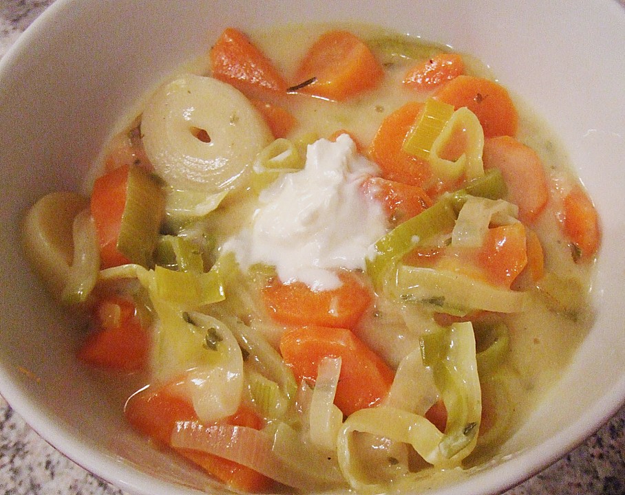 Karotten - Lauch - Gemüse à la crème von CookingJulie | Chefkoch