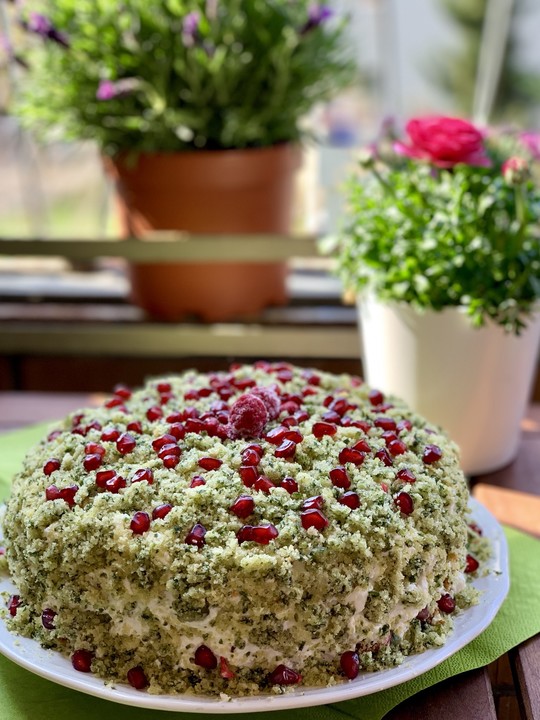 Süßer grüner Spinatkuchen von Sofi | Chefkoch