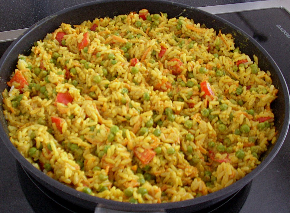 Reis-Gemüse-Pfanne mit Frischkäse von HeißerHans | Chefkoch