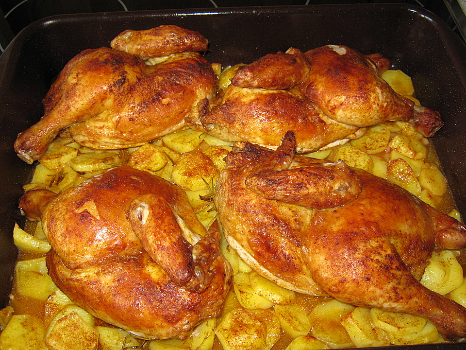 Hähnchen und Kartoffel aus dem Backofen von medusa0909 | Chefkoch