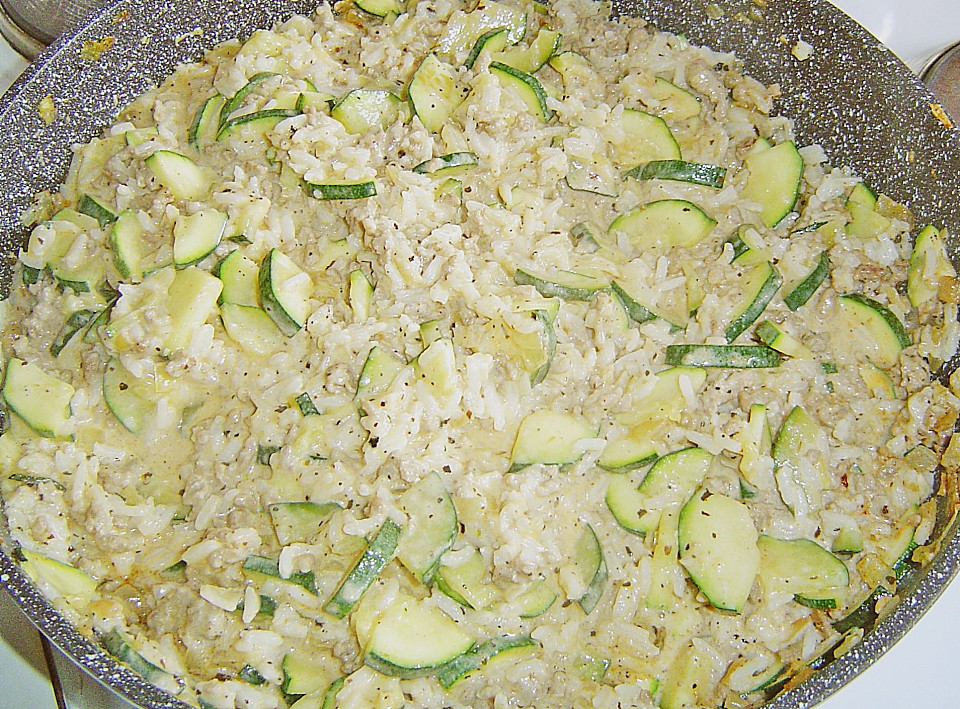 Zucchini - Reis - Pfanne von Woblitz | Chefkoch