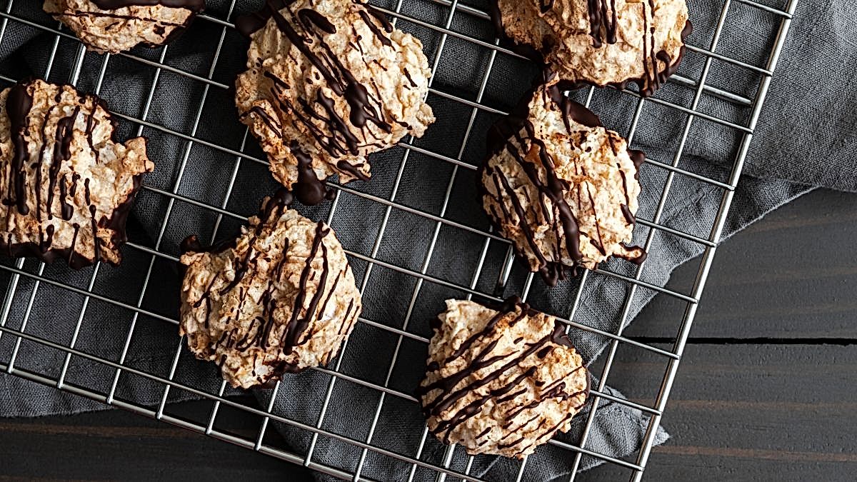 Schnelle Schoko-Kokos-Kekse Schnelle Schoko-Kokos-Kekse