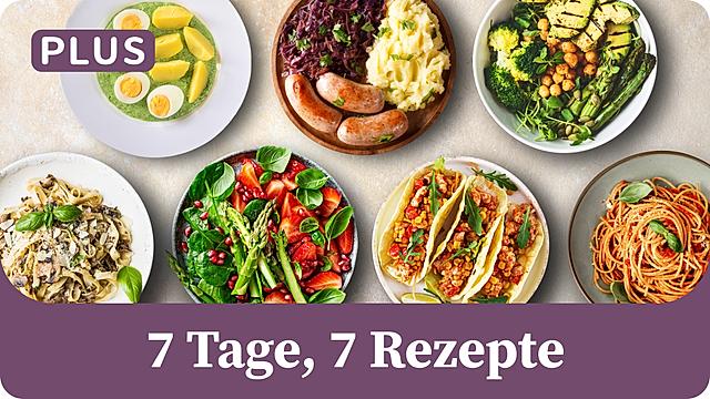 7 Tage, 7 Rezepte für den Chefkoch PLUS Wochenplaner